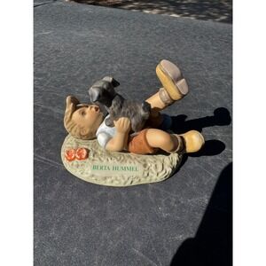 Goebel Berta Hummel Pals BH 4 1996 Figurine Germany Child Playing Dog